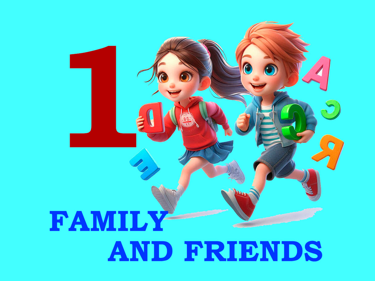 Тести Англійська мова 1 клас. Family and friends